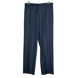 David Dart gray wide straight leg dress pants size 12